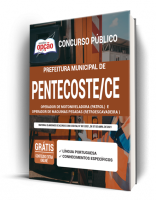 Apostila Prefeitura De Pentecoste CE Operador De Motoniveladora