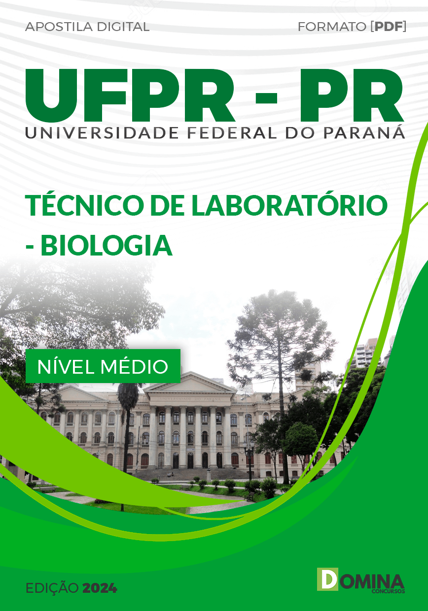 Apostila UFPR 2024 Técnico de Laboratório Biologia