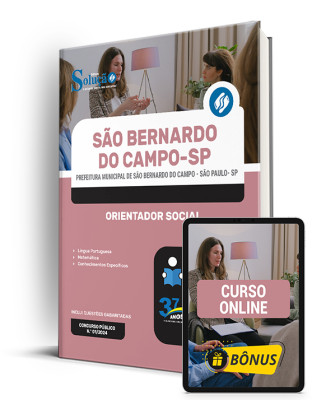 Apostila Prefeitura de São Bernardo do Campo SP 2024 Orientador Social