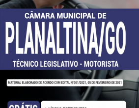 Apostila Câmara de Planaltina – GO – Técnico Legislativo – Motorista