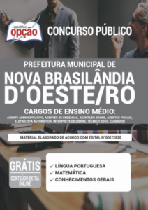 Apostila Prefeitura de Nova Brasilândia do Oeste – RO – Cargos de Ensino Médio