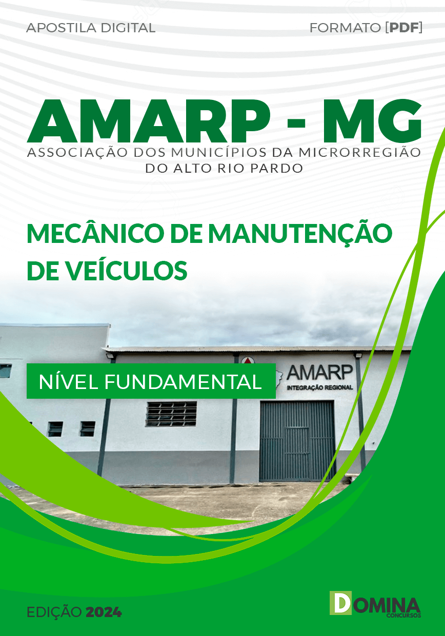 Apostila AMARP MG 2024 Mecânico de Manutenção de Veículos Apostila AMARP MG 2024 Mecânico de Manutenção de Veículos