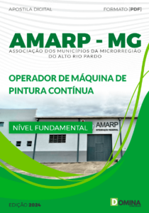 Apostila AMARP MG 2024 Operador de Máquina de Pintura Contínua