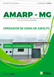 Apostila AMARP MG 2024 Operador de Usina de Asfalto