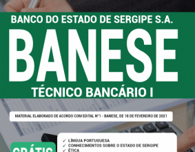 Apostila BANESE – Técnico Bancário I