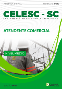 Apostila CELESC SC 2024 Atendente Comercial