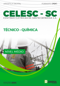 Apostila CELESC SC 2024 Técnico de Química