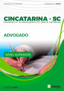 Apostila CINCATARINA SC 2024 Advogado