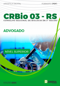 Apostila CRBio 03 RS 2024 Advogado