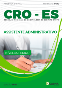 Apostila CRO ES 2024 Assistente Administrativo