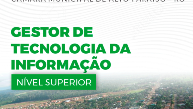 Apostila Câmara Alto Paraiso RO 2024 Gestor de TI