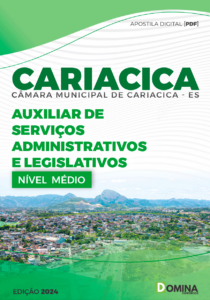 Apostila Câmara Cariacica ES 2024 Auxiliar Serviços Adm Legislativos