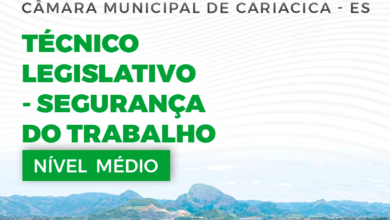 Apostila Câmara Cariacica ES 2024 Técnico De Segurança Do Trabalho