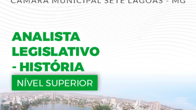 Apostila Câmara Sete Lagoas MG 2024 Analista LEG História