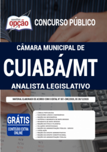 Apostila Câmara de Cuiabá – MT – Analista Legislativo