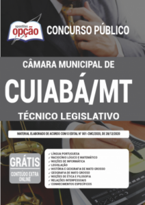 Apostila Câmara de Cuiabá – MT – Técnico Legislativo