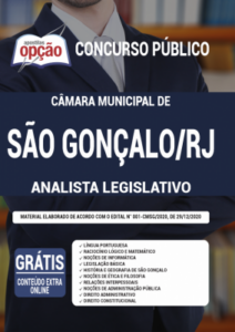 Apostila Câmara de São Gonçalo – RJ – Analista Legislativo