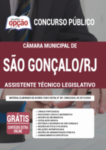 Apostila Câmara de São Gonçalo – RJ – Assistente Técnico Legislativo