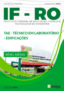 Apostila Concurso IFRO 2024 Técnico Laboratório Edificações