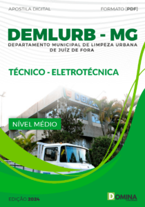 Apostila DEMLURB MG 2024 Técnico Nível Médio I Eletrotécnica