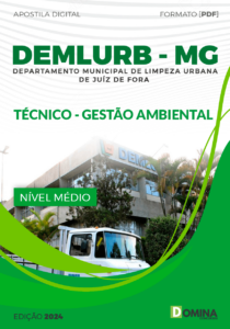 Apostila DEMLURB MG 2024 Técnico Nível Médio I Gestão Ambiental