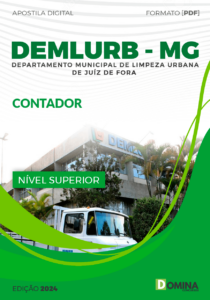 Apostila DEMLURB MG 2024 Técnico Nível Superior I Contador