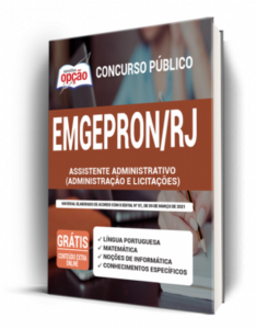 Apostila EMGEPRON-RJ – Assistente Administrativo (Administração e Licitações)