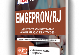 Apostila EMGEPRON-RJ – Assistente Administrativo (Administração e Licitações)