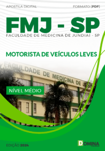 Apostila FMJ SP 2024 Motorista De Veículos Leves