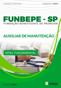 Apostila FUNBEPE SP 2024 Auxiliar De Manutenção