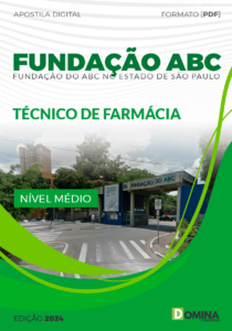 Apostila Fundação do ABC SP 2024 Técnico De Farmácia