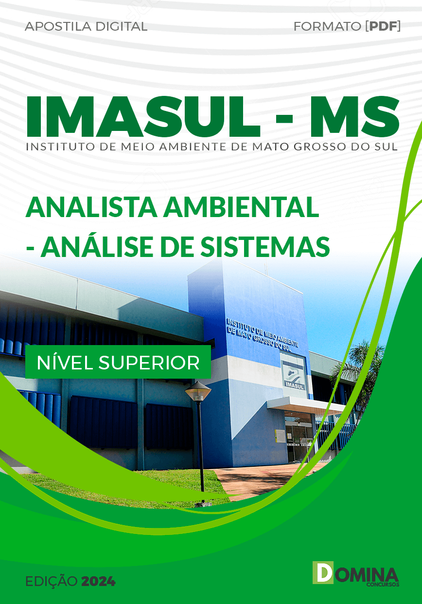Apostila IMASUL 2024 Analista Ambiental Análise de Sistemas