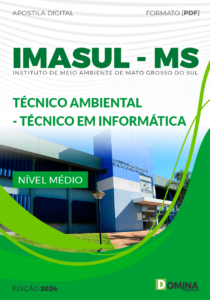 Apostila IMASUL 2024 Técnico Ambiental Técnico em Informática