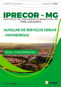 Apostila IPRECOR MG 2024 Auxiliar De Serviços Gerais Faxineiro