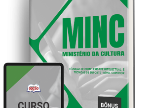Apostila MINC (Ministério da Cultura) 2024 - Técnicas de Complexidade Intelectual e Técnicas de Suporte - Nível Superior