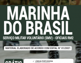 Apostila Marinha do Brasil – Serviço Militar Voluntário (SMV) – Oficiais RM2