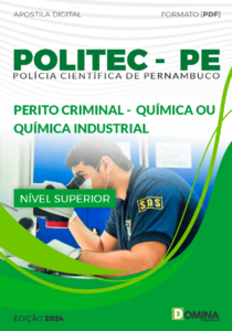 Apostila POLITEC PE 2024 Perito Criminal Química