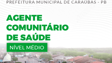 Apostila Pref Caraúbas PB 2024 Agente Comunitário Saúde