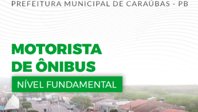 Apostila Pref Caraúbas PB 2024 Motorista Ônibus