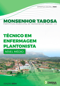 Apostila Pref Monsenhor Tabosa CE 2024 Tec Enfermagem PLANT