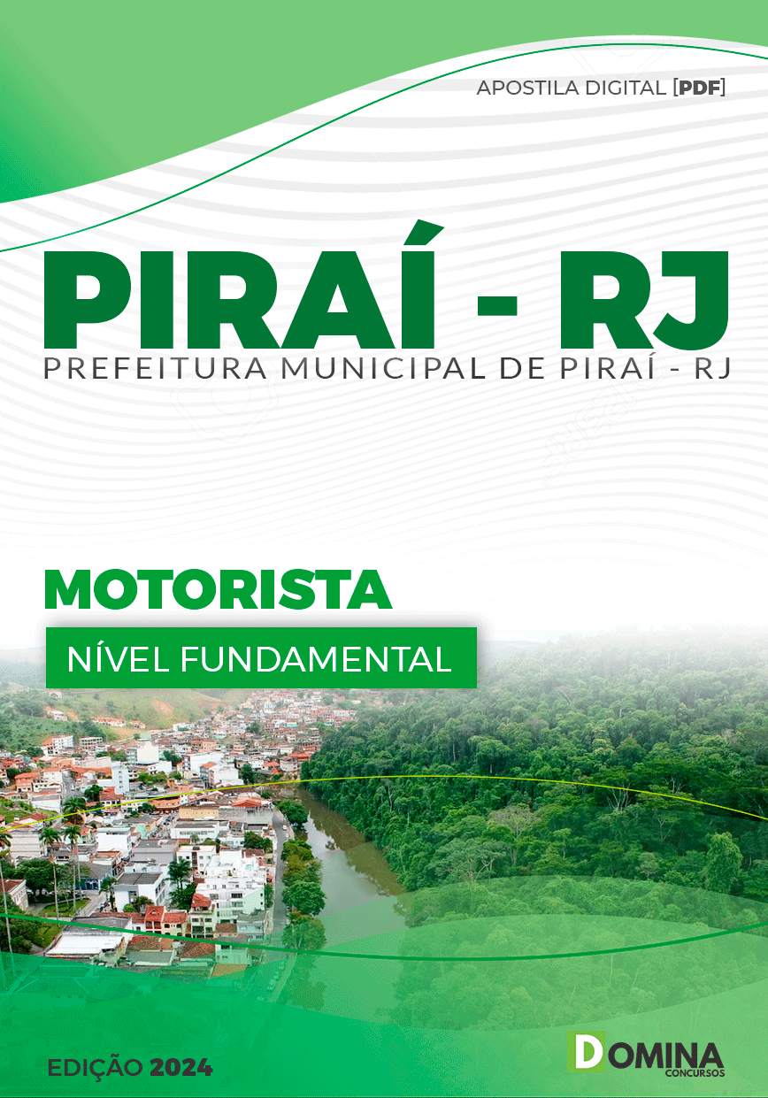 Apostila Pref Piraí RJ 2024 Motorista Apostila Pref Piraí RJ 2024 Motorista