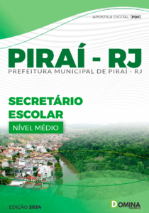 Apostila Pref Piraí RJ 2024 Secretário Escolar