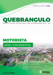 Apostila Pref Quebrangulo AL 2024 Motorista