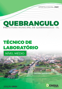 Apostila Pref Quebrangulo AL 2024 Técnico de Laboratório