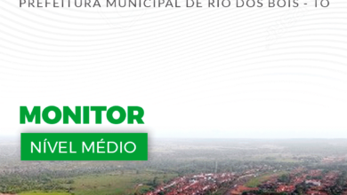 Apostila Pref Rio dos Bois TO 2024 Monitor