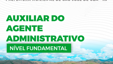 Apostila Pref São José de Ubá RJ 2024 Auxiliar Agente Administrativo