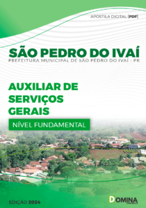 Apostila Pref São Pedro Do Ivaí PR 2024 Auxiliar Serviços Gerais