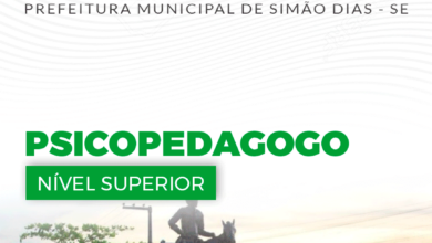 Apostila Pref Simão Dias SE 2024 Psicopedagogo