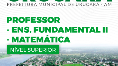 Apostila Pref Urucará AM 2024 Professor Matemática