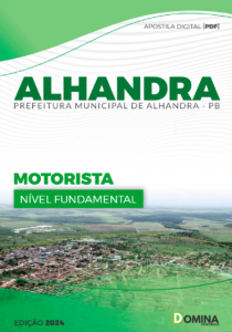 Apostila Prefeitura Alhandra PB 2024 Motorista